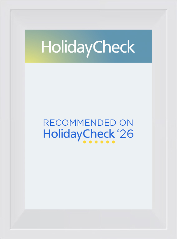 Recommended on HolidayCheck 2026